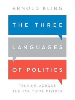 cover image of The Three Languages of Politics